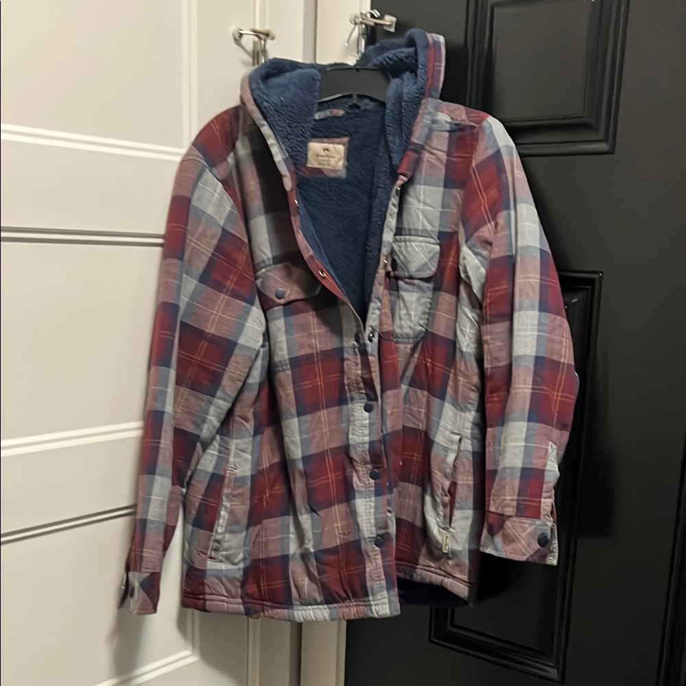 Plaid Hooded Jacket